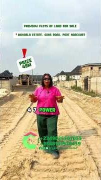 Premium plots of land for sale at Mandela estate, sars road, port harcourt