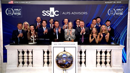 The NYSE welcomes SS&C ALPS Advisors to celebrate the 15th anniversary of the Alerian MLP ETF (NYSE Arca: AMLP)
