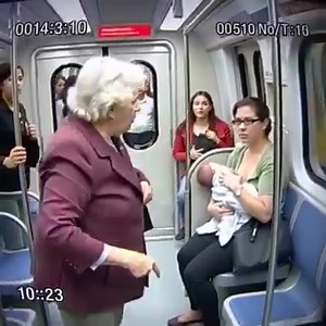 1.1K views | In the Subway, a Young Mother Was Nursing Her Baby When...