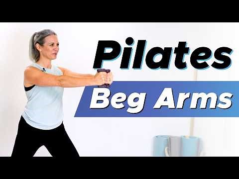 10 min Pilates Arm Workout Standing with Weights