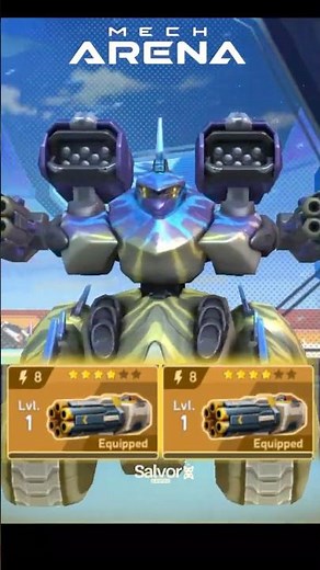 Dreadnought + Charge Rocket 8 😱This Tank One-Shots | Mech Arena #shorts