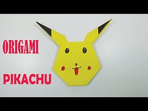 Origami Pikachu Pokemon | Origami Pikachu Tutorial ★ Pokemon DIY