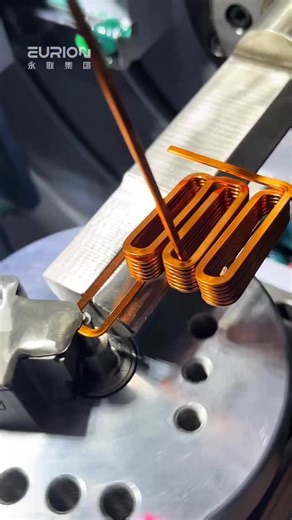 Bella Liu🇨🇳 on Instagram: "Radial flux motor coil winding Working on coil winding and processing for radial flux motor applications. Supporting prototype coils and small-batch production with different winding layouts and wire types. From winding to forming, focused on stable processes and consistent coil quality for motor development. #RadialFluxMotor #MotorCoils #CoilWinding #ElectricMotors #euriongroup"