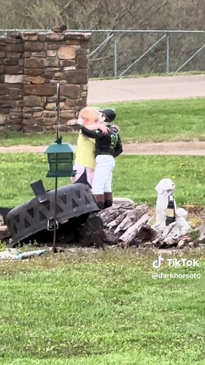Tornadoes are coming and Cornbread won’t let go of her lawn jockey #toddlersoftiktok #toddler #tornadoes #tornadotok