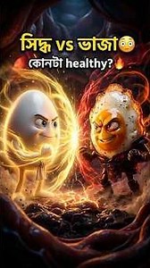 Boiled eggs vs fried eggs—which is healthier? 😳🥚🍳