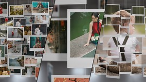 Hanging Polaroids Reveal