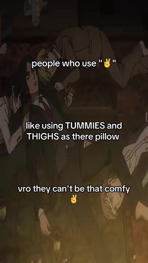 ‏could never be me✌️✌️✌️ #fyp #stretchtok #thighs #attackontitan #viral | people who use emoji