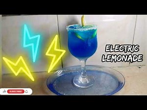 Electric Lemonade Recipe- How to Make Homemade Lemonade Using Real Lemons- Lemon Soda Recipe.