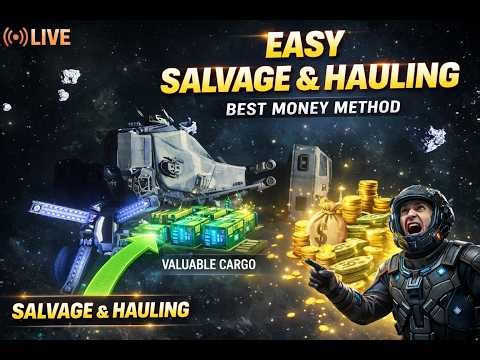Star Citizen LIVE 4.7 Salvage with RECLAIMER Hauling