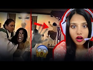 Real ghosts seen by people 😨 | Scary video reaction by Dr.Megha 💜#horror #reaction