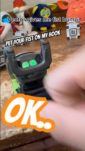 Vector 2.0 gives me fist bump #vectorrobot