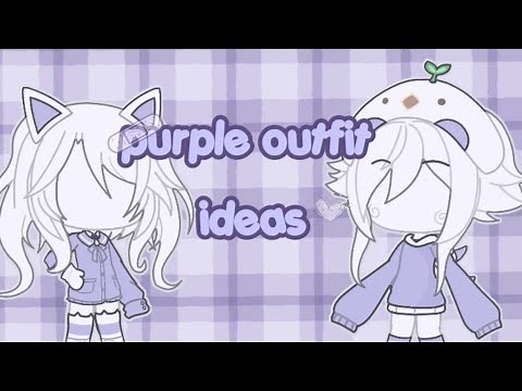 Purple outfit ideas💜 (gacha life)