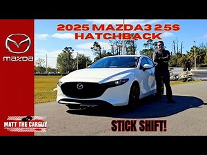 Testing the new 2025 Mazda3 2.5 S Premium Hatchback with manual transmission. Is it good?