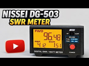 NISSEI DG-503 SWR Meter Review | Accurate HF/VHF Power & SWR Testing