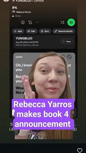 Rebecca Yarros is thinking about Empyrean Series Book 4 (GET EXCITED)