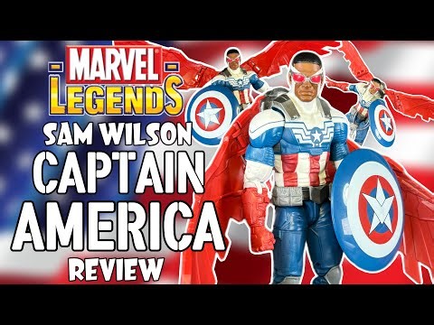 Marvel Legends SAM WILSON CAPTAIN AMERICA Action Figure Review
