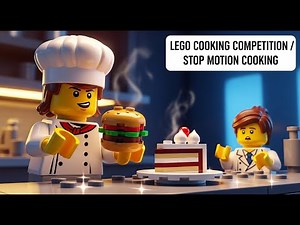 Lego Cooking Competition / Stop Motion Cooking & ASMR