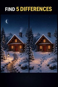 Test Your Sharp Eyes: Can You Find All 5 Differences?