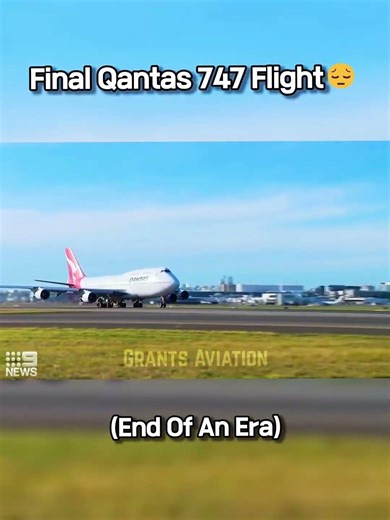 “Just a Normal Flight?” — Final Qantas 747.. 😔 🫡 #flight #qantas #aircraft #sad