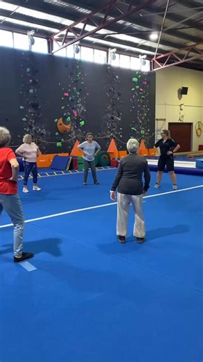 Active Ageing Gymnastics is a FUN way to build balance, coordination and whole-body strength to assist with everyday activities, under the guidance of our qualified gymnastics coach! Using a variety of gymnastics apparatus, you’ll leave feeling ENERGISED with a huge smile across your face! Check our latest Group Fitness timetable for class times 🤸‍♂️ | Ballarat Aquatic and Lifestyle Centre