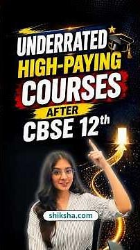 Underrated High Paying Courses After 12th CBSE Result 2026 | Best Career Options #cbse #pcm #career