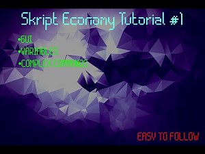 Skript Economy Tutorial EP.1 | Making The Basics