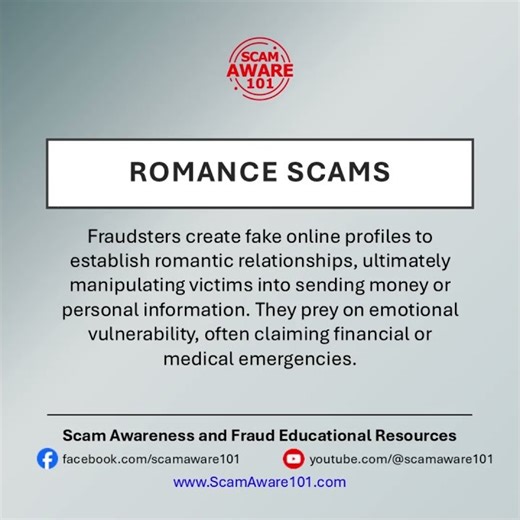ScamAware101: Romance Scams - What is a romance scam?