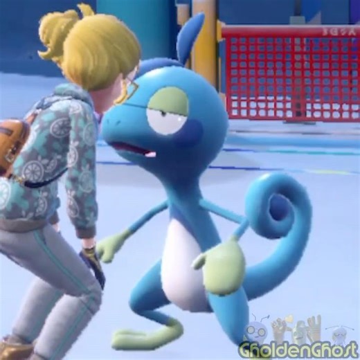 Drizzile Makes a Goofy Face 😮 #pokemon #pokemonscarletandviolet #drizzile #inteleon #goober #goofy