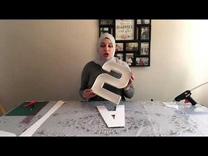 Custom letter and number box tutorial