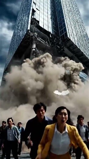 Building Collapse Caught on Camera | Shocking Disaster Scene 😱