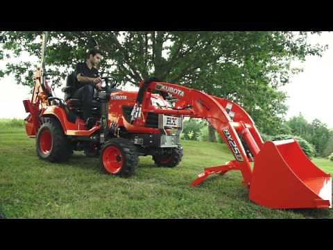 Kubota BX Tractor Front End Loader Removal & Installation