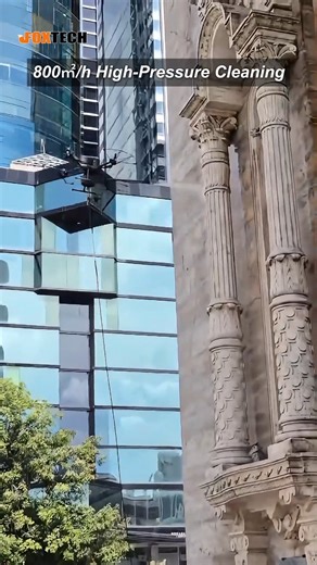 Bringing sculptures back to life ✨ High-pressure aerial cleaning in action — powered by a continuous tethered water supply for smooth, uninterrupted work. From moss removal to deep surface restoration, this drone cleaning setup reaches the spots traditional tools can’t. Clean faster. Safer. Smarter. #AerialCleaning #DroneCleaning #SculptureCleaning #MossRemoval #PressureWashing #CleaningTech #HighAltitudeCleaning #IndustrialCleaning #DroneWork #CleanWithDrones | Foxtech Robot