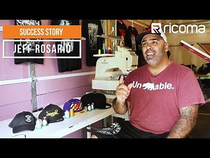 Ricoma Reviews: Jeff Rosario Success Story | Ricoma EM 1010 Embroidery Machine