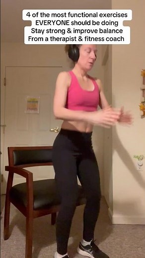 4 of the most functional exercises EVERYONE should be doing. From a therapist and fitness coach