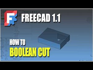 FreeCAD 1.1 How To Boolean Cut