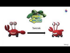 Paint 3D Tutorial Taxicrab ~ from "Jungle Junction"