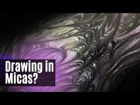 Can I Draw with Mica Powders in Resin? - Let's Try