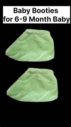 Baby Booties For 6-9 month baby #shorts #shorts #shortsfeed #viral #trending #stitch #sew