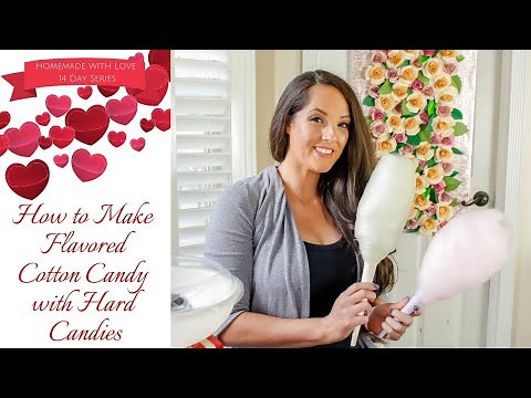 How to Make Flavored Cotton Candy at Home from Hard Candies