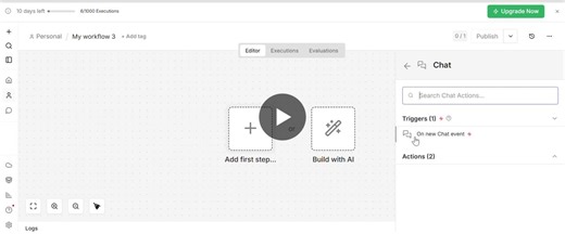 Built my own AI Chatbot using n8n 🤖 Excited to share a project where I designed and developed a chatbot with a clean and user-friendly interface. The bot can handle real-time conversations and… | Sreenidhi Varadi