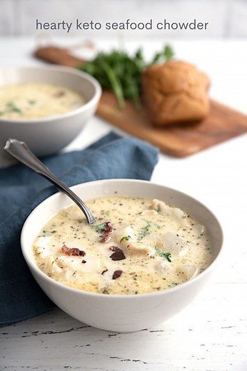 Keto Seafood Chowder