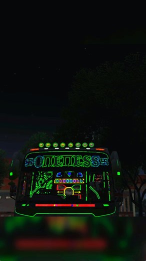 ONENESS MATRIX WITH FULL STROBO LIGHT WORK MOD FOR BUSSID 💥🌝🌕🚨🕯️ | Motor Man