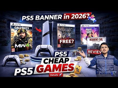 PS5 BANNED In 2026 | Rs.99 Cheapest Playstation Games For PS4, PS5 #ps5gamesloaded #ps5jailbreak