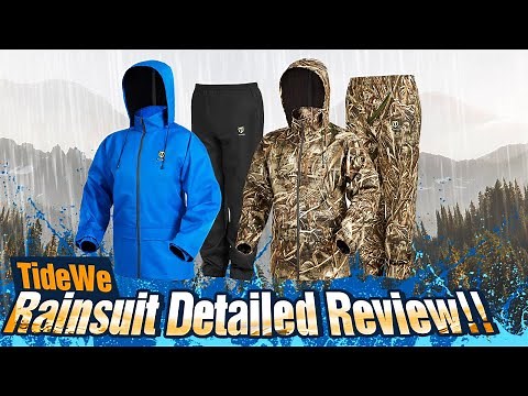 TideWe Rain Suit Review | Does It Keep You Dry??