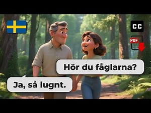 Easy Swedish Conversation – 🌳 Talking Nature & Memories (A2-B1)