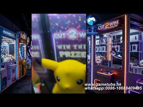 Cut 2 Win Prize Game Machine - Deluxe String Cutting Arcade Cabinet#prizegamemachine