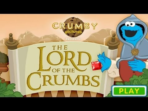 Sesame Street The Lord of the Crumbs Cookie Monster Parody Kids Game
