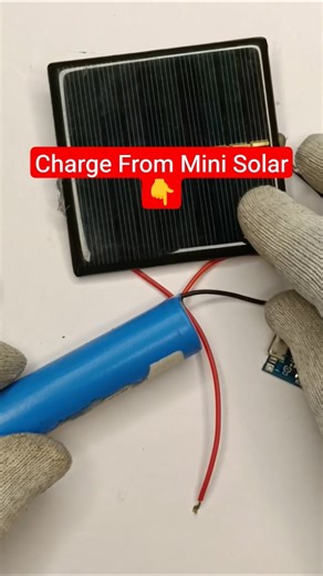 Charge Lithium ion Battery From Solar Panel🔋☀️