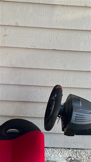 Thrustmaster T300 Alcantara edition with racing simulator seat/cockpit and TH8A gated shifter #thrustmaster #t300 #racing #simulator #fyp