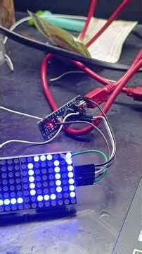 arduino va max7219 bilan qisqa matinlarni chiqarish